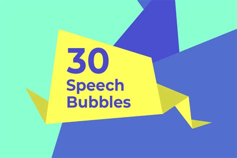 30 Speech Bubbles - Art Vato