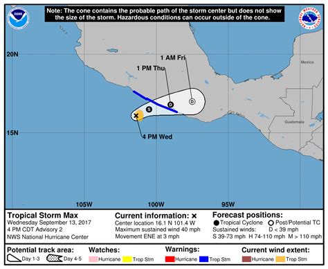 Tropical Storm Max forms off southwest coast of Mexico