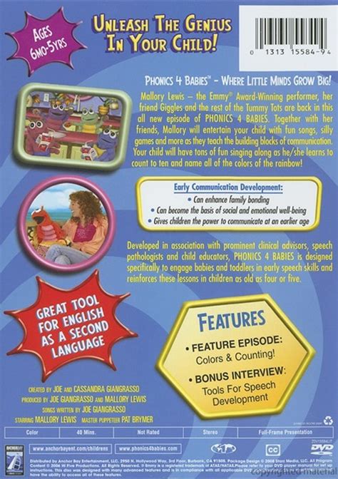 Phonics 4 Babies: Colors & Counting (DVD 2006) | DVD Empire