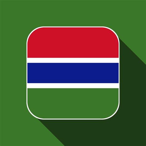 Gambia flag, official colors. Vector illustration. 11474023 Vector Art ...