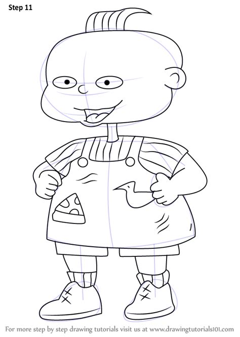 Learn How to Draw Phil from Rugrats (Rugrats) Step by Step : Drawing ...