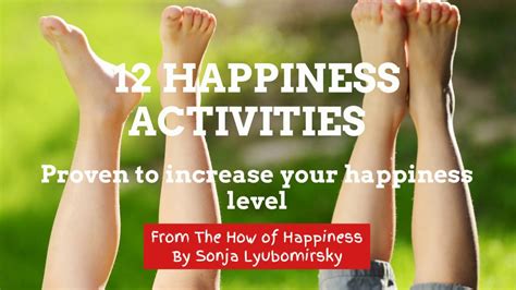 12 Happiness Activities to Increase Your Happiness Level - YouTube