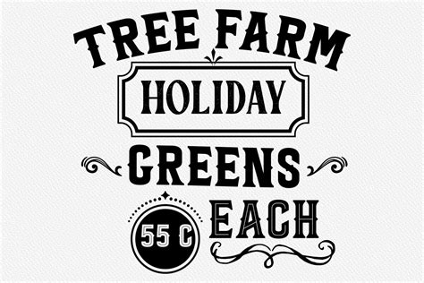 Vintage Christmas Sign,Tree Farm Holiday Graphic by sumim3934 · Creative Fabrica