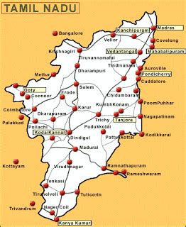 Tamil Nadu Tourism | Tamil Nadu Map | Tourist map, Map, Holiday travel ...