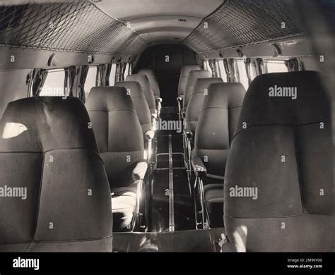 Cabin interior of a British Airways’ Lockheed Electra. circa 1935/36 ...