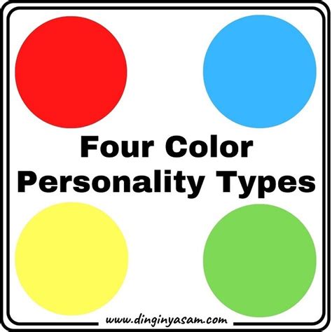 4 Personality Types Chart