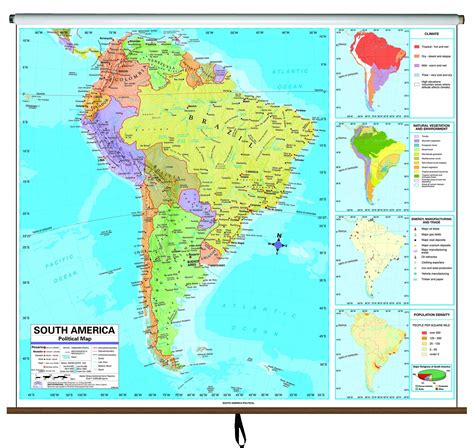 Africa Primary Classroom Wall Map On Roller Mapscomco - vrogue.co