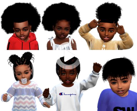 Toddler hairs | Toddler hair sims 4, Sims 4 curly hair, Sims hair | Toddler hair sims 4, Sims ...