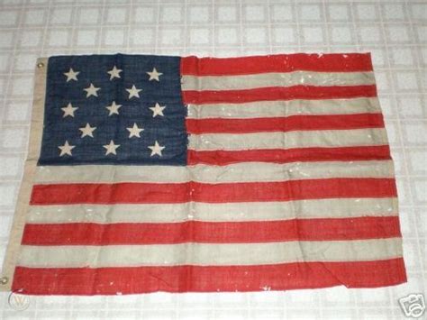 1800's 13 star US FLAG Civil War original !! | #25777653