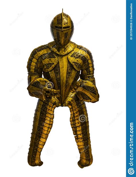 Medieval Warrior Armor Isolated Photo Stock Illustration - Illustration ...