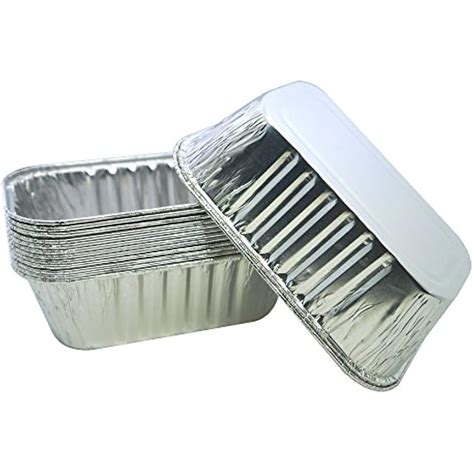 Mini Disposable Aluminum Foil Baking Pans For Cake, Bread And Loaf ...