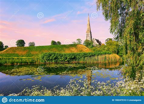 St.Albans Church, Copenhagen Stock Photo - Image of travel, summer: 150247510