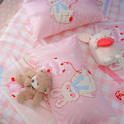 Pink Rabbit Bedding Set JK2413 – Juvkawaii