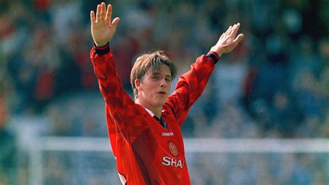 David Beckham goal from halfway line against Wimbledon in 1996 ...