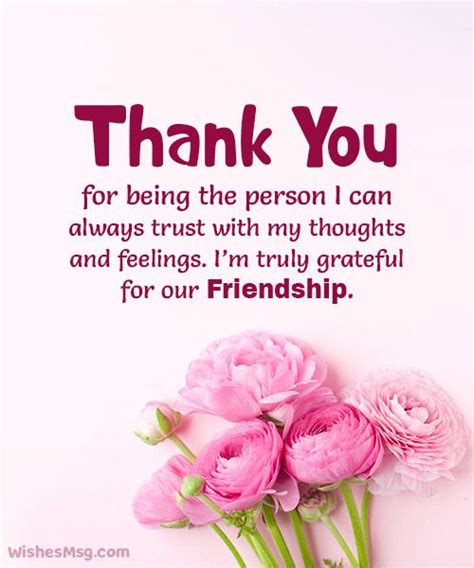 100 Thank You Messages For Friends - Appreciation Quotes | Thank you ...