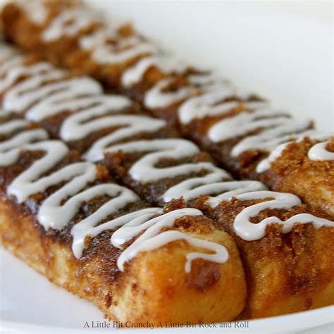 A Little Bit Crunchy A Little Bit Rock and Roll: Cinnamon Roll Bread Sticks