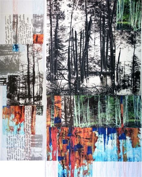 Sandra Meech | 'Near North' series Textiles Sketchbook, A Level Art Sketchbook, Collages ...