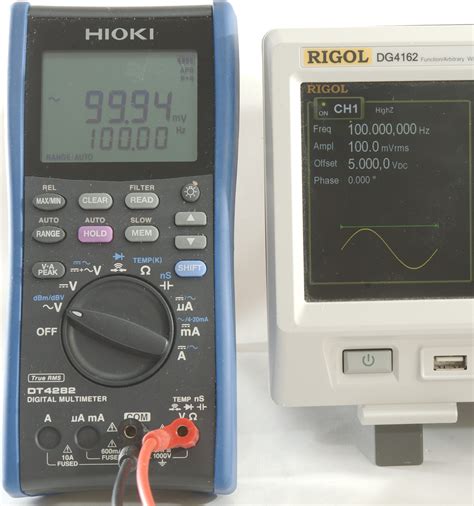 Multimeter and voltage measurement