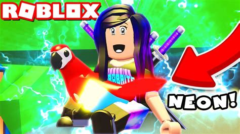 We Made a NEON PARROT in Roblox Adopt Me! - YouTube