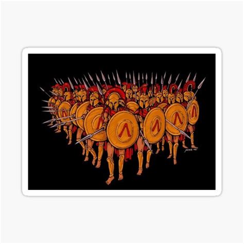 "300 Spartans" Sticker for Sale by Neniewalker | Redbubble