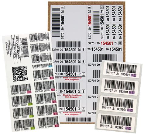 Pre Printed Blood Bag Labels & ISBT 128 Barcodes | Watson Label