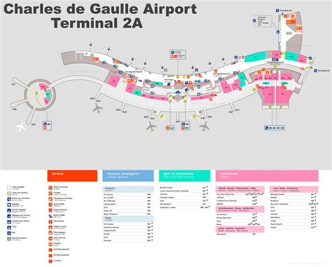 Map Of Paris Airport Transportation Terminal