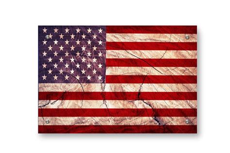 American Flag Graffiti Wall Art Printed on Brushed Aluminum | Graffiti ...