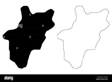 Al Bahah Region (Regions of Saudi Arabia, Kingdom of Saudi Arabia, KSA) map vector illustration ...