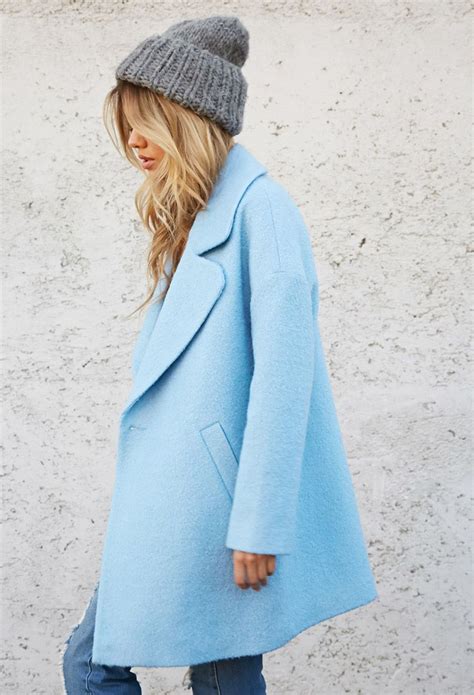 Light Blue Long Winter Coat | Ruivadelow