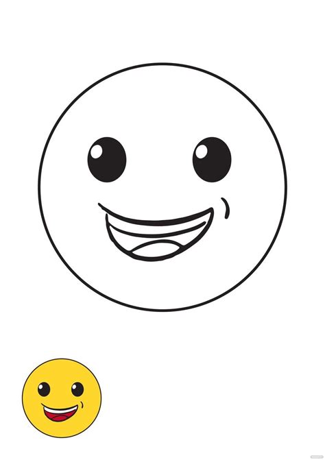 Free Light Bulb Smiley coloring page - JPG, PDF | Template.net