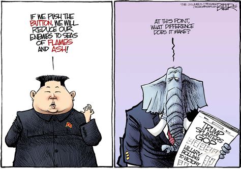 Editorial Cartoon U.S. North Korea Threats | The Week