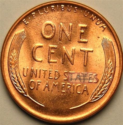 1955 D, Bu, Lincoln Wheat Penny, Ab - 945