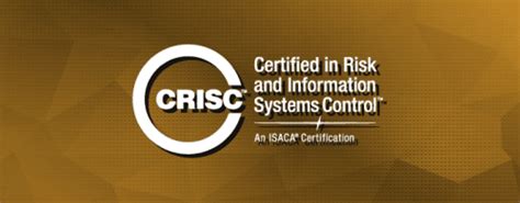 CRISC Courses Johannesburg | Risk and Information | School of IT