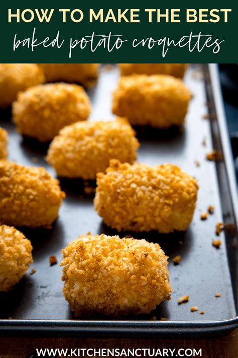 Baked Potato Croquettes with Cheese - Nicky's Kitchen Sanctuary