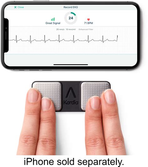 Customer Reviews: AliveCor KardiaMobile Personal EKG Monitor Black AC ...