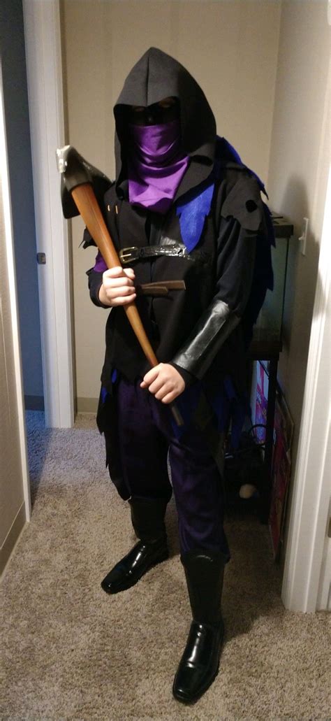 This is my Fortnite Raven costume I made for my Grandson. Group ...