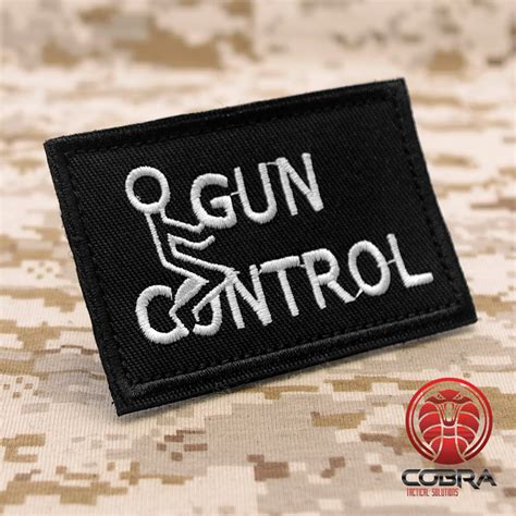 Gun Control Military Patch | Velcro | Military Airsoft