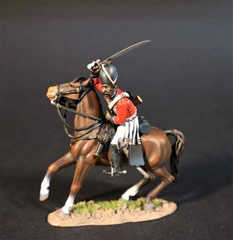 7th Madras Native Cavalryman (sword raised overhead to slash), 7th Madrass Native Cavalry, The ...