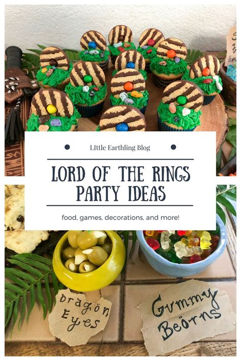 Lord of the Rings Hobbit Party Ideas | Hobbit party, Hobbit food, Lord ...