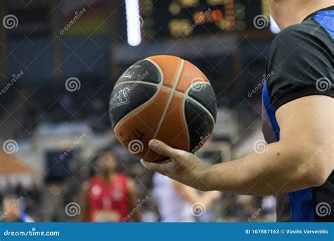 Greek Basket League Game Paok Vs Olympiacos Editorial Stock Photo - Image of bucket, arena ...