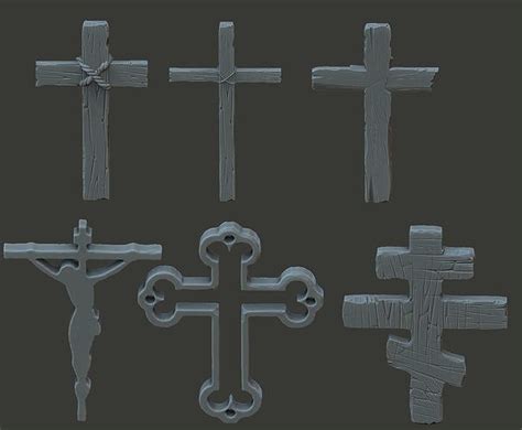 crosses 3D model 3D printable | CGTrader