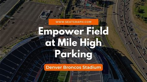 Empower Field At Mile High Parking Lot Map - Printable Online