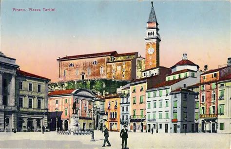 Old Photos: Tartini Square, Piran