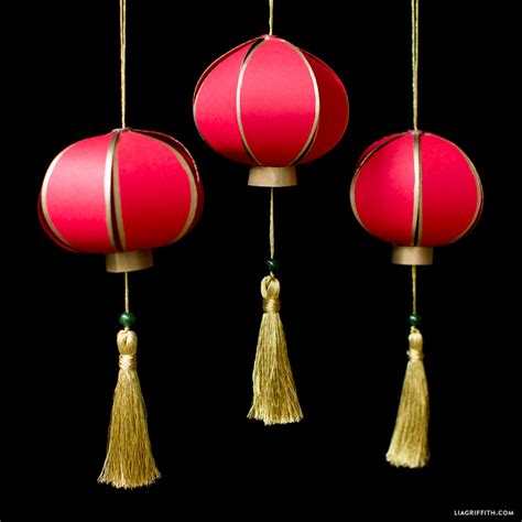 DIY Chinese New Year Paper Lantern - Lia Griffith