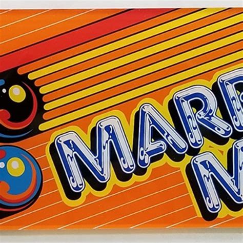 Marble Madness Acrylic Marquee | Phoenix Arcade | #1 Source for Screen ...