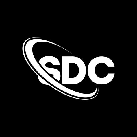 SDC logo. SDC letter. SDC letter logo design. Initials SDC logo linked with circle and uppercase ...