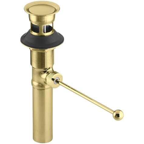 Shop KOHLER Gold Brass Bath Drain at Lowes.com