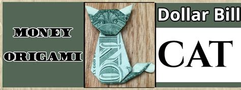 Dollar Bill Origami Cat: 12 EASY Folds | The Daily Dabble