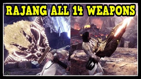 MHW Iceborne RAJANG All 14 Weapons Showcase - YouTube