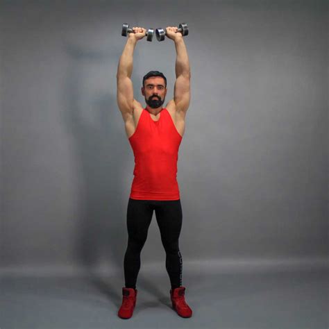 Standing Dumbbell Overhead Press – Fit Drills Website